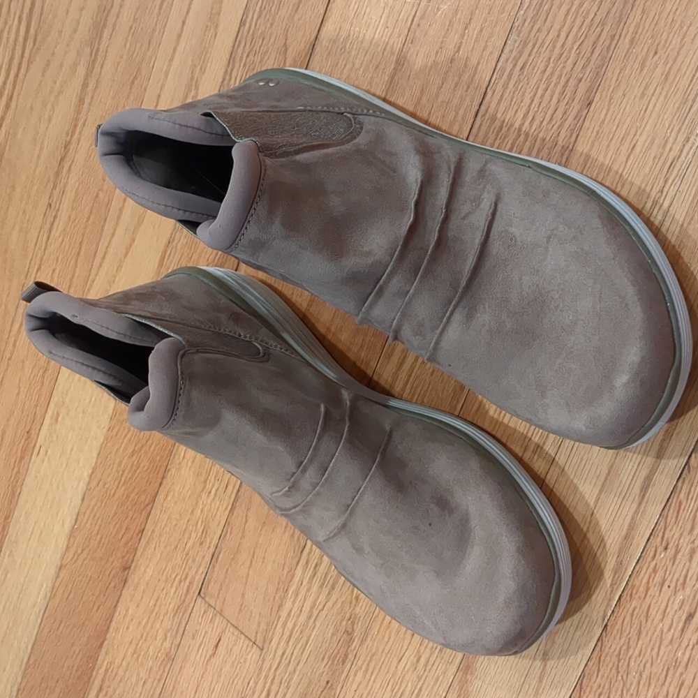 Ryka Womens Niah Faux Suede Pull On Ankle Boots memory foam 11medium